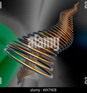 abstract colorful faraktal images 3d rendering Stock Photo