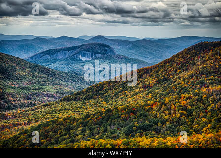 View of mountains with blue skies and clouds Stock Photo - Alamy