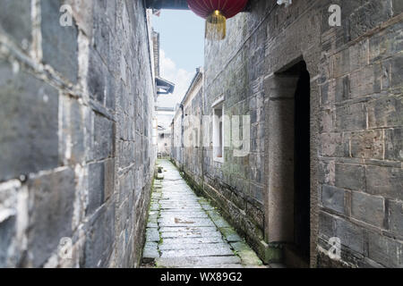 old flagstone alleyway