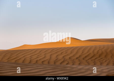 desert in sunset Stock Photo