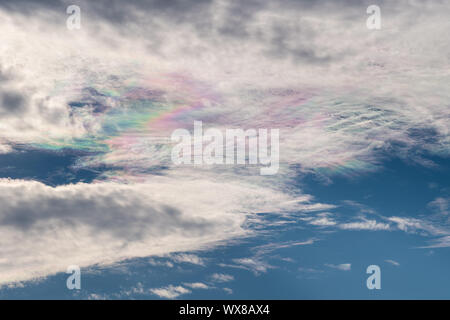 colorful cloud closeup on the sky Stock Photo