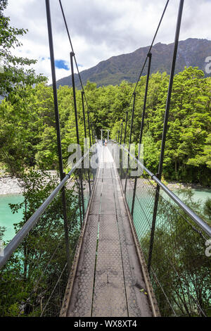 Haast River Landsborough Valley New Zealand Stock Photo