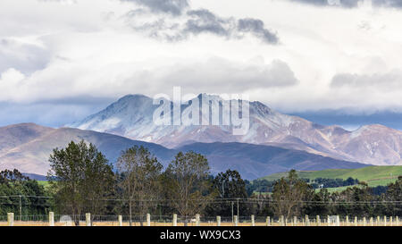 Landscape scenery in south New Zealand Stock Photo