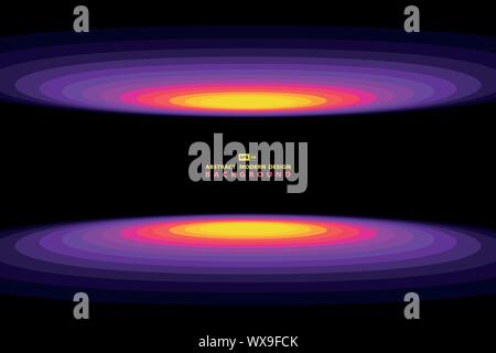 Abstract colorful circle geometric pattern background. Use for poster, print, annual report, trendy template, artwork. illustration vector eps10 Stock Vector
