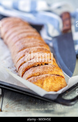 Traditional Israel rugelach baking closeup. Stock Photo