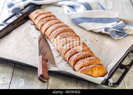 Traditional Jewish pastry rugelach. Stock Photo