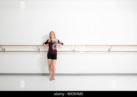 female dancer in action Stock Photo