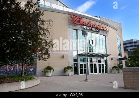 Budweiser Gardens Front, London, Ontario, Stock Photo