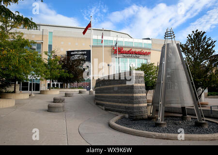 Budweiser Gardens Front, London, Ontario, Stock Photo