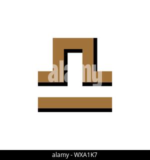 Greek key. Typical egyptian, assyrian and greek motives vector symbol. Stock Vector