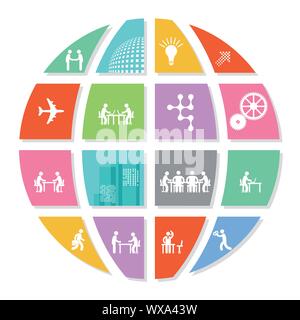 Communication information symbol, concept Stock Vector