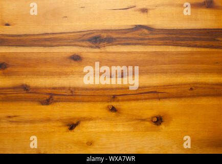 New Clean Dark Wood Cutting Board Background. Stock Photo