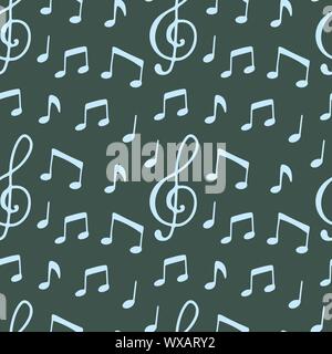 Seamless pattern with music note Stock Vector
