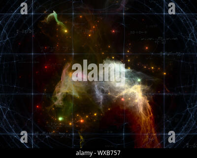 Space Topology series. Composition of grids, nebulae and cosmology ...