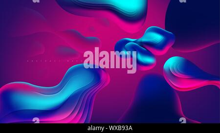 An abstract template design for landing page background, website, presentation. Stock Vector