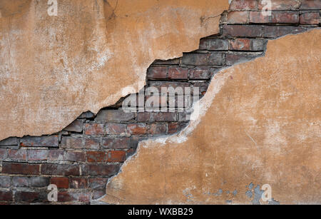 Old grunge brick wall. Nice vintage background. Stock Photo