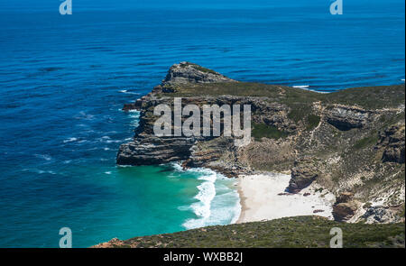 Panoramic view of the Cape of Good Hope, South Africa Stock Photo