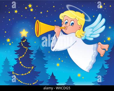 Angel theme image 4 Stock Vector