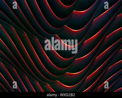 Fractal Skin series. Design composed of colored textures as a metaphor on the subject of technology, science fiction and biology Stock Photo