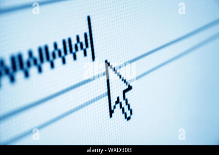 go to www macro network background Stock Photo