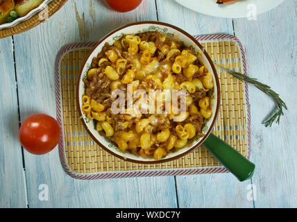 Italian-American Johnny Marzetti Stock Photo