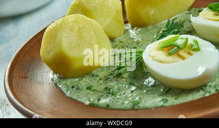 Frankfurter  Green sauce Stock Photo