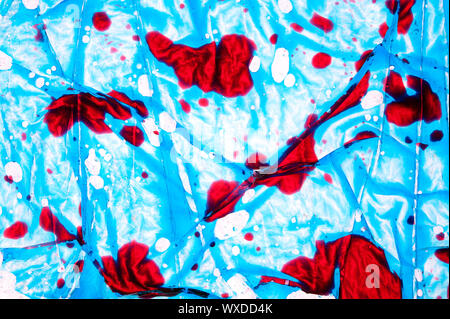Abstract colored texture. Colorful decorative background. Bright watercolor on crumpled paper. Stock Photo