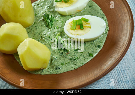 Frankfurter  Green sauce Stock Photo