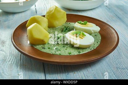 Frankfurter  Green sauce Stock Photo