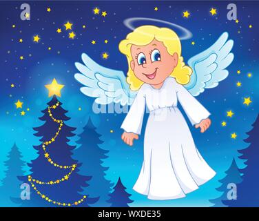 Angel theme image 5 Stock Vector