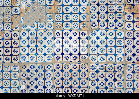 Background of vintage ceramic tiles Stock Photo
