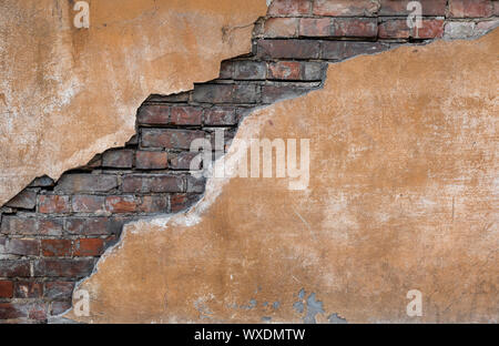 Old grunge brick wall. Nice vintage background. Stock Photo