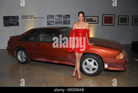 September 16, 2019, Hollywood, California, USA: Cobie Smulders arrives for the premiere of the ABC show 'Stumptown' at the Petersen Museum. (Credit Image: © Lisa O'Connor/ZUMA Wire) Stock Photo