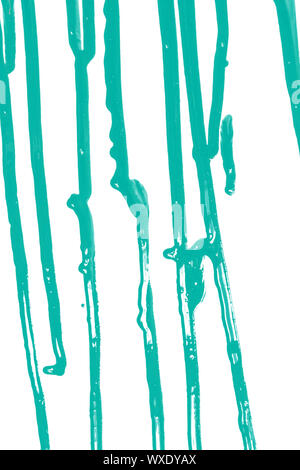 Spray of turquoise paint Stock Photo