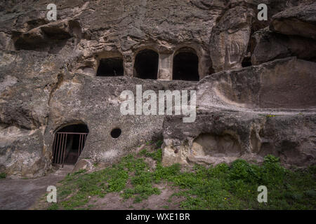 cave town vardsia ancient landmark Stock Photo