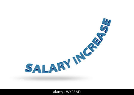 Salary increase concept  - 3d rendering Stock Photo