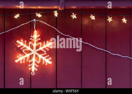 Decorative Christmas star Stock Photo
