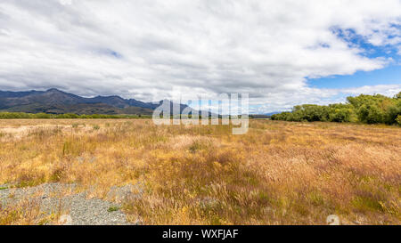 Mararoa landscape scenery in south New Zealand