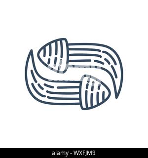 Transfer Deliver Arrow Direction collection Vector outline Stock Vector