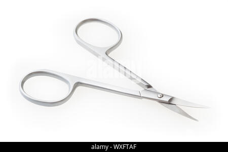 Nail scissors isolated on white background with clipping path Stock Photo