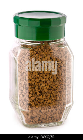 coffee jar isolated Stock Photo