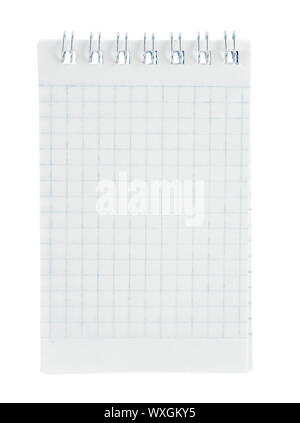 small notepad isolated Stock Photo