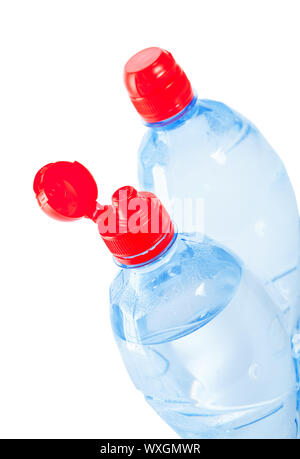 two tops of bottles Stock Photo