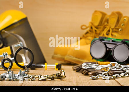 safety tools Stock Photo