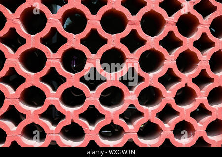 Concreted Pattern Design For Stylish Wall Of Building Stock Photo
