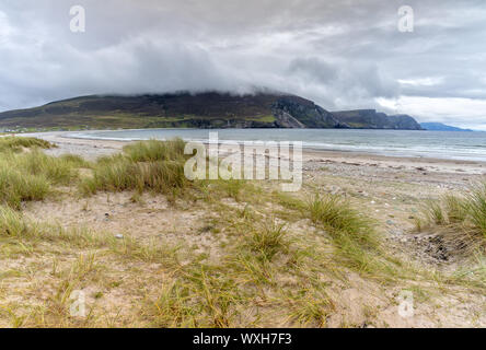 Keel Beach on the Achill Island in Ireland Stock Photo