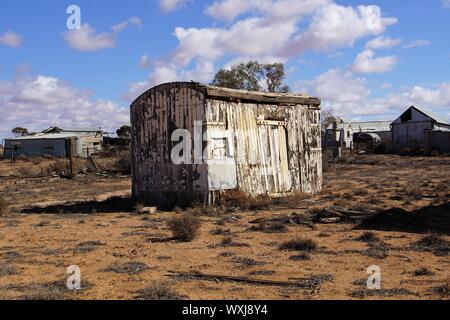 Abandoned Shack along the Barrier Highway Stock Photo