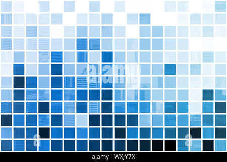 Blue Simplistic and Minimalist Abstract Block Background Stock Photo