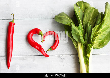 I Love heallthy food photo Stock Photo