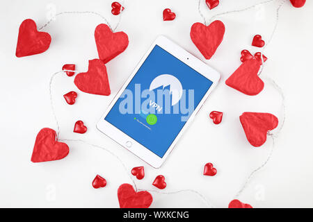 Movies streaming with VPN Stock Photo
